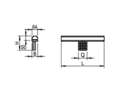 Line drawing Ridi Leuchten VLMF   0321886SW691 Downlight spot floodlight 1x2 7W VLMF  0321886SW691
