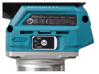 Product image detailed view 3 Makita RT001GM205 Plunge router  battery 
