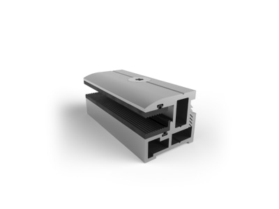 Produktbild 1 Schletter Solar 132102 308 Endklemme Profi breit 3 8 mm Set