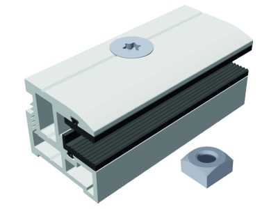 Produktbild 2 Schletter Solar 132102 308 Endklemme Profi breit 3 8 mm Set