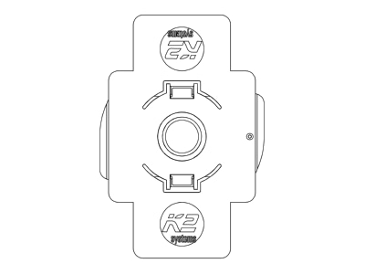 Line drawing 1 K2 Systems 1001643 Accessory for photovoltaics mounting
