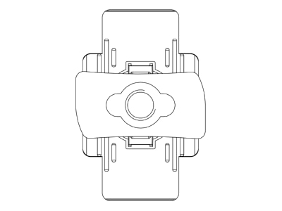 Line drawing 2 K2 Systems 1001643 Accessory for photovoltaics mounting
