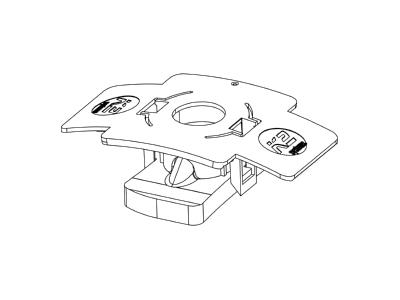 Line drawing 3 K2 Systems 1001643 Accessory for photovoltaics mounting