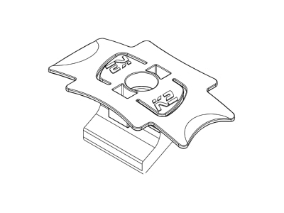 Line drawing 1 K2 Systems 2000034 Accessory for photovoltaics mounting
