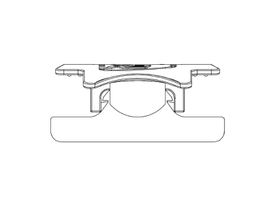 Line drawing 2 K2 Systems 2000034 Accessory for photovoltaics mounting
