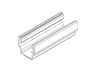 Line drawing 1 K2 Systems 2001300 Solar mounting profile
