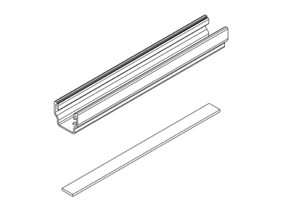 Line drawing 1 K2 Systems 2002793 Solar mounting profile
