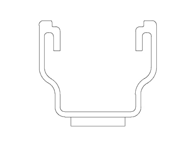 Line drawing 2 K2 Systems 2002793 Solar mounting profile