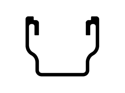 Line drawing K2 Systems 2000471 Solar mounting profile