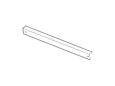 Line drawing K2 Systems 2002055 Solar mounting profile
