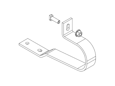 Line drawing K2 Systems 2002568 Photovoltaics roof  facade fastener