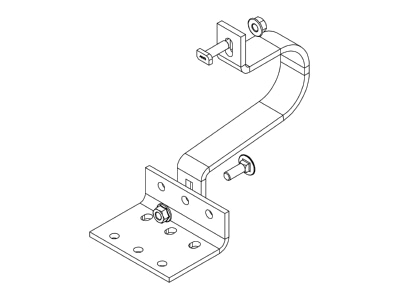 Line drawing K2 Systems 2002651 Photovoltaics roof  facade fastener