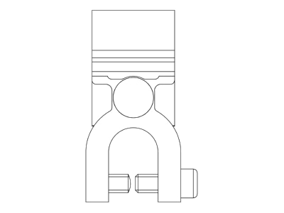 Line drawing 1 K2 Systems 2002859 Photovoltaics roof  facade fastener
