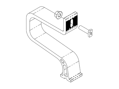 Line drawing 2 K2 Systems 2003152 Photovoltaics roof  facade fastener