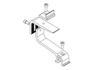 Line drawing K2 Systems 2002927 Photovoltaics roof  facade fastener
