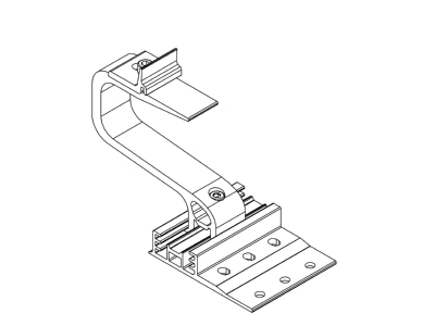 Line drawing 1 K2 Systems 2003215 Photovoltaics roof  facade fastener
