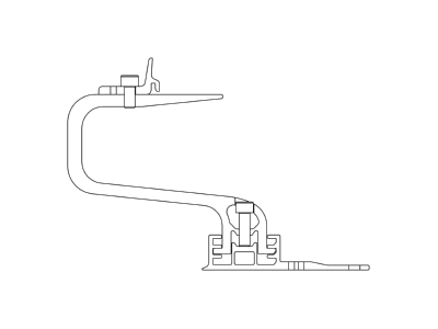 Line drawing 3 K2 Systems 2003215 Photovoltaics roof  facade fastener