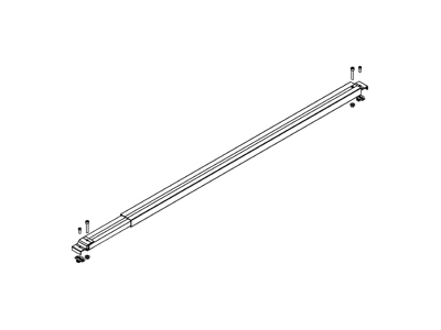 Line drawing 1 K2 Systems 2004144 Photovoltaics roof  facade fastener
