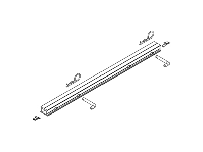 Line drawing K2 Systems 2004178 Profile connector
