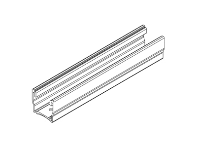 Line drawing 2 K2 Systems 2004210 Solar mounting profile
