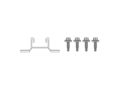Line drawing 2 K2 Systems 2004211 Solar mounting profile