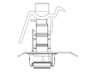 Strichzeichnung 3 K2 Systems 2003451 Clamp EC 30 40  Hybrid