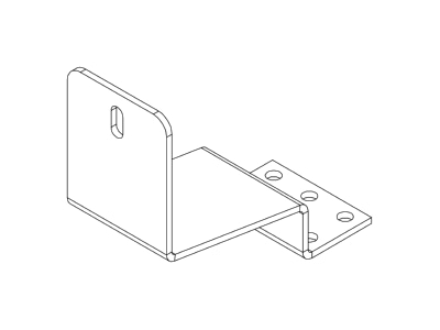 Line drawing 3 K2 Systems 2004416 Photovoltaics roof  facade fastener
