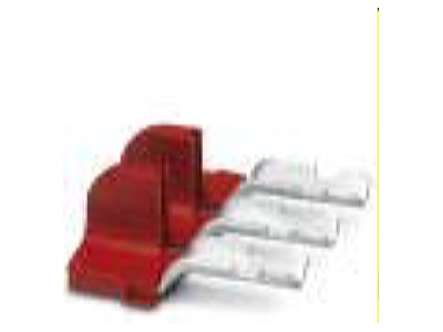 Produktbild 1 Phoenix EB 3 25 PT Einlegebruecke Polzahl 3  rot