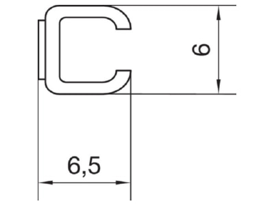 Mazeichnung Tehalit M 1647 TRAN Mini Snap 4 5 6 mm transparent