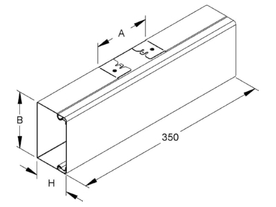 Ma�zeichnung Niedax LUT 60 100 100 T Stueck