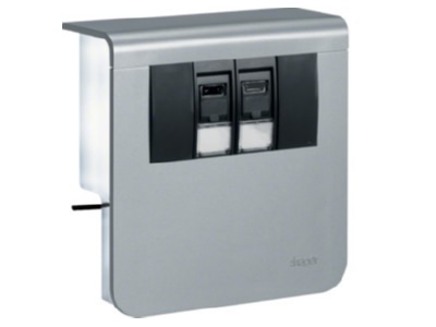 Product image 1 Tehalit SL 20080907D1 alu Data connector box for skirting duct
