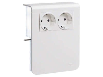 Product image 1 Tehalit SL 20115900 rws Socket outlet box for skirting duct
