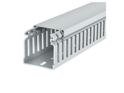 Produktbild OBO LKVH 50050 Verdrahtungskanal halogenf hfr  50x50x2000  lgr