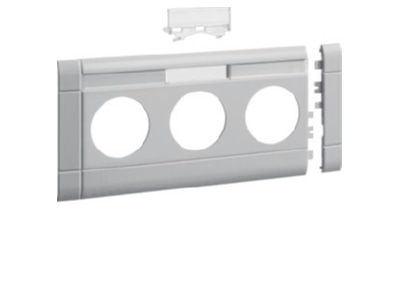 Product image 1 Tehalit GB10031K7035 Face plate for wall duct RAL7035
