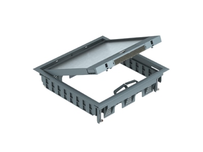 Product image OBO GES9 3B U 7011 Installation box for underfloor duct
