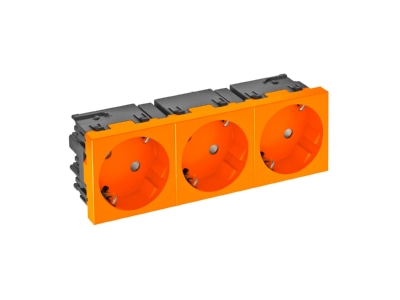 Produktbild OBO STD D3SC ROR3 Steckdose 33 Grad  3 fach Schutzkontakt Con 45