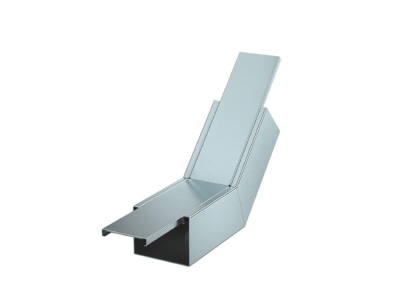 Product image OBO PLM BR 0810 FS Flat bend for fire resistant duct

