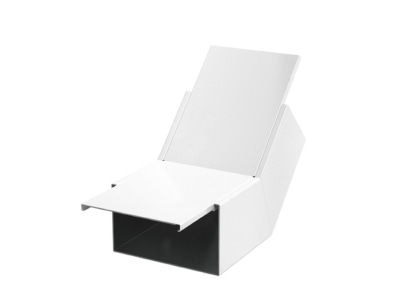 Product image OBO PLM BR 1220 RW Flat bend for fire resistant duct
