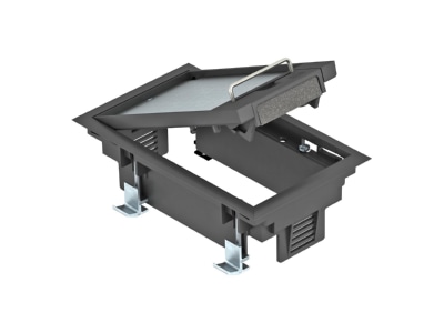 Product image OBO GES2 DB 9011 Installation box for underfloor duct
