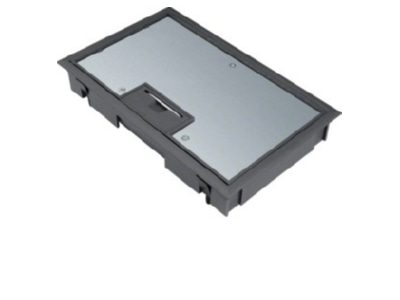 Produktbild 1 Tehalit KDE0405 tsw Klappdeckel E2 522 Rahmen 5mm schwarz Bef Set