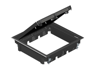 Product image OBO GES9 10U 9011 Installation box for underfloor duct
