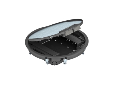 Product image OBO GESR9 55U V 9011 Installation box for underfloor duct
