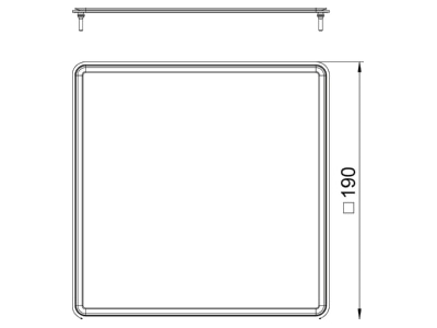 Dimensional drawing 1 OBO FD 4 QNK2 Sealing for underfloor duct
