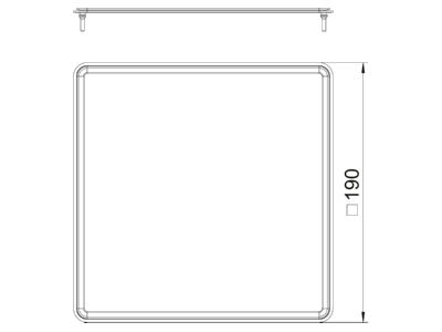 Dimensional drawing 2 OBO FD 4 QNK2 Sealing for underfloor duct