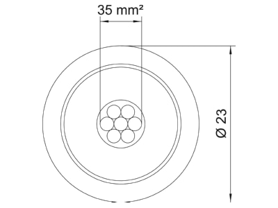 Dimensional drawing 2 OBO isCon Pro  75SW 250m Air termination for lightning protection isCon 750 SW 250m