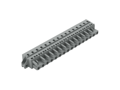 Produktbild WAGO 231 203 031 000 1 Leiter Federleiste CAGECLAMP 2 5 mm   grau