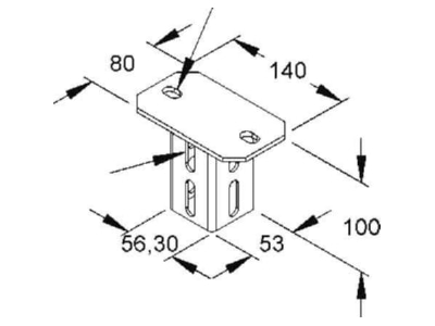 Produktbild Niedax KU 5050 Schraubkopfplatte
