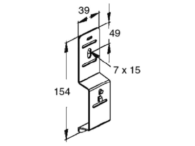 Produktbild Niedax RMB 50 75 Befestigungsbuegel