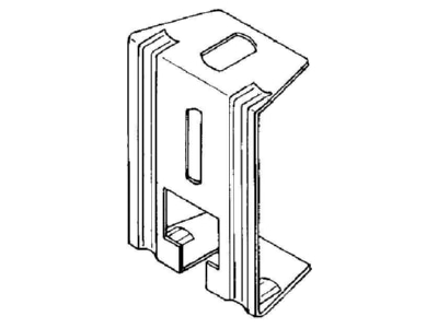 Line drawing Niedax DB 10 F Ceiling bracket for cable tray
