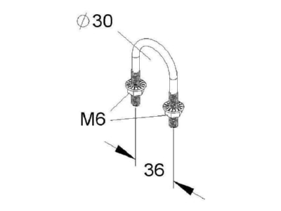 Produktbild Niedax MIRB 30 F Rundstahlbuegel